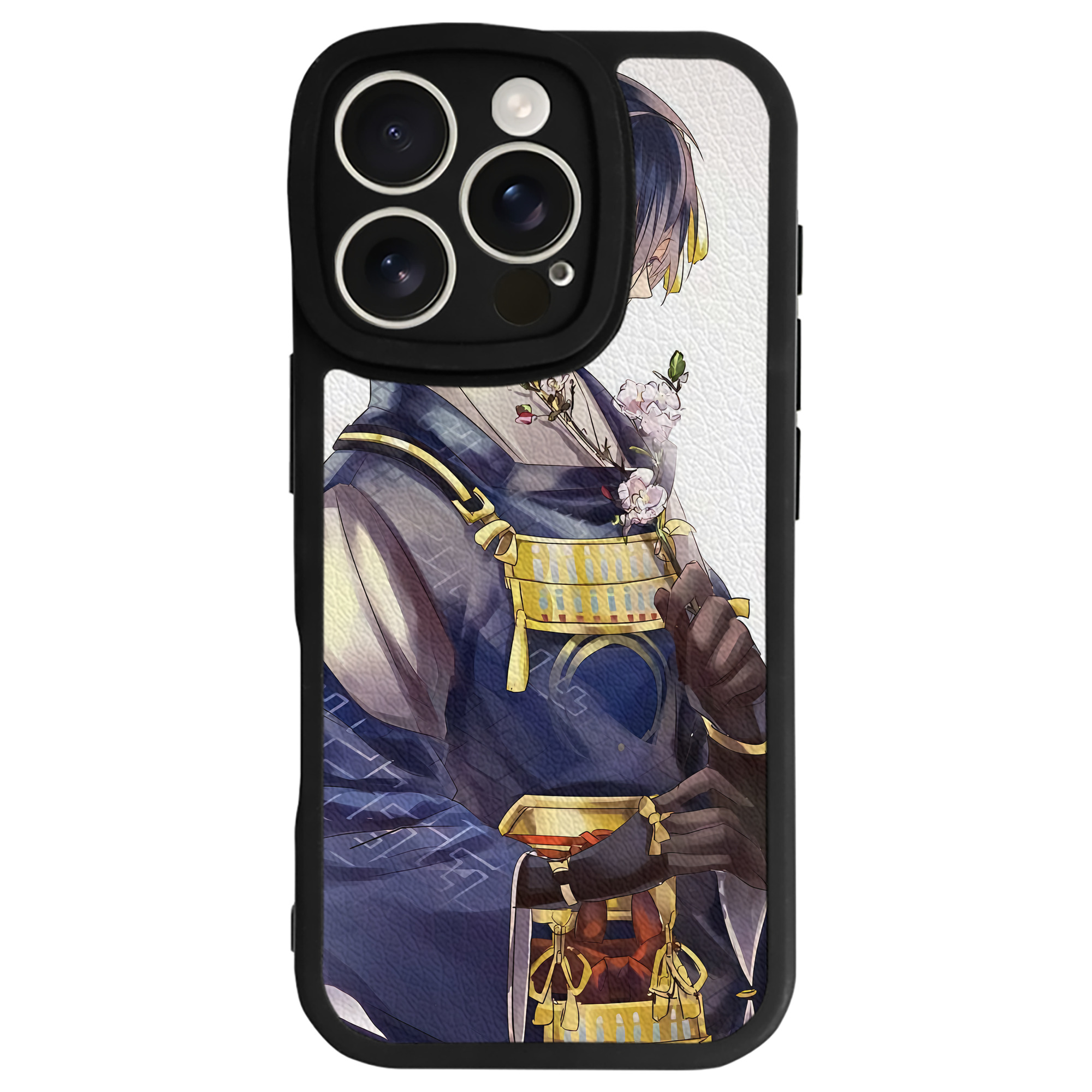 （画像用） 刀剣乱舞 Touken Ranbu 【iPhone 16シリーズ対応】シリコンスマホケース（レザー調） 材質：シリコン